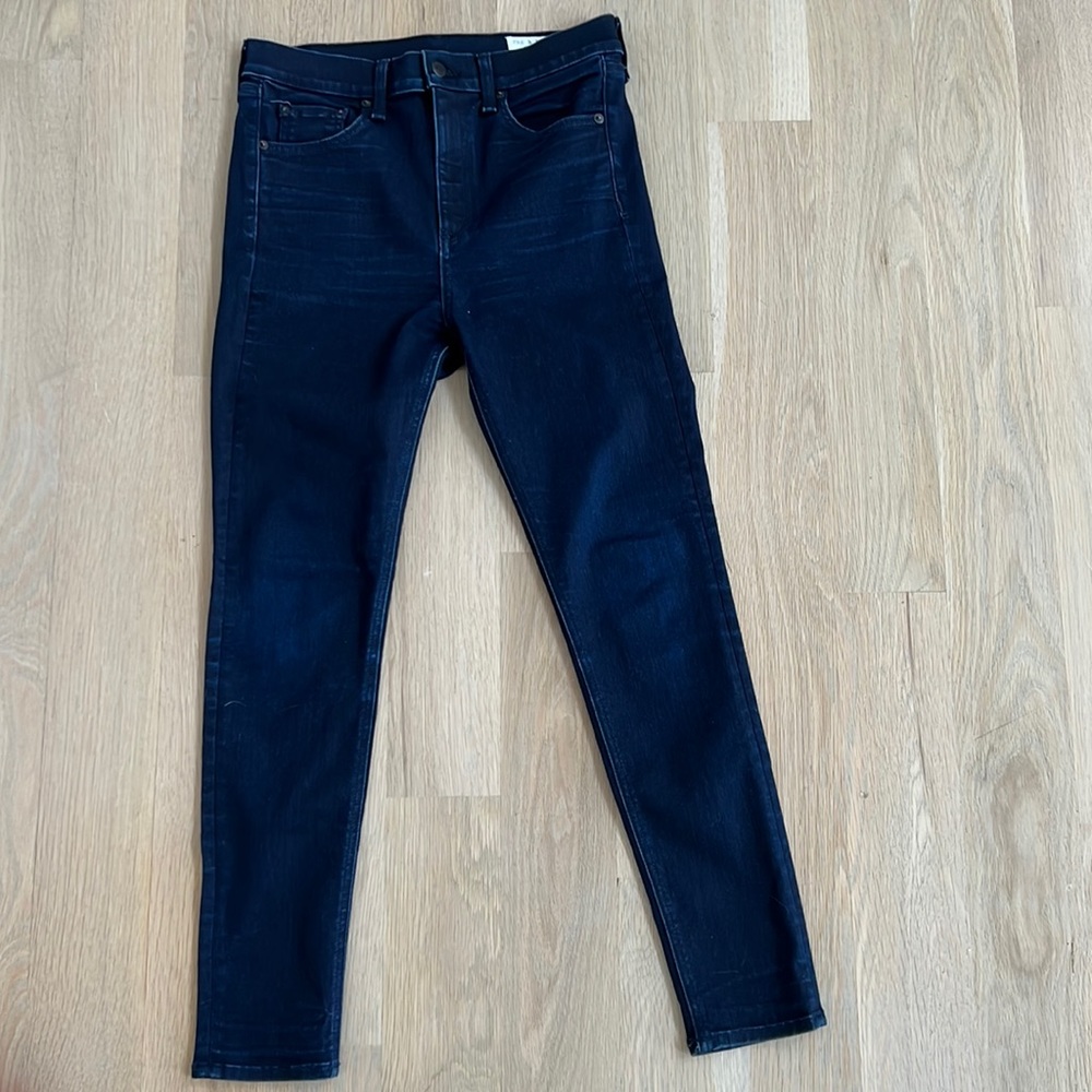 High Rise Ankle Skinny Rag & Bone Jeans - Size 28